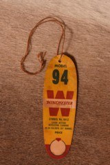 Winchester 94 pre 64 ORIGINAL Hang tag - 1 of 2
