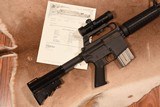 Colt SP1 AR-15 Pre Ban 16 inch Carbine with Colt 3X
Scope and letter MINT - 1 of 13