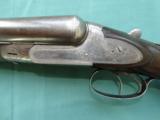 R Hanbury 10 GA side lock Birmingham gun - 4 of 12