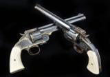 MASTER ENGRAVED **MATCHED PAIR** OF SMITH & WESSON **PERFORMANCE CENTER** SCHOFIELD REVOLVER - 3 of 7