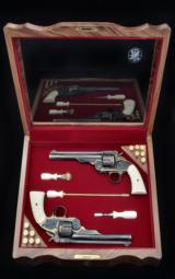 MASTER ENGRAVED **MATCHED PAIR** OF SMITH & WESSON **PERFORMANCE CENTER** SCHOFIELD REVOLVER - 2 of 7