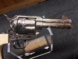 MASTER ENGRAVED COLT SINGLE ACTION ARMY .45 - 2 of 6