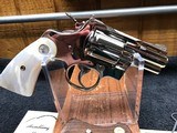 STUNNING NEW / MINT IN BOX COLT PYTHON 2-1/2 INCH NICKEL WITH MINT MOTHER OF PEARL GRIPS (MRG 1967) HOLY GRAIL!!!!! - 1 of 8