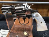 STUNNING NEW / MINT IN BOX COLT PYTHON 2-1/2 INCH NICKEL WITH MINT MOTHER OF PEARL GRIPS (MRG 1967) HOLY GRAIL!!!!! - 2 of 8