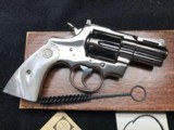 STUNNING NEW / MINT IN BOX COLT PYTHON 2-1/2 INCH NICKEL WITH MINT MOTHER OF PEARL GRIPS (MRG 1967) HOLY GRAIL!!!!! - 8 of 8