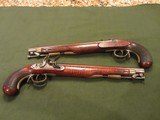 Brander & Potts Flintlock Dueling Pistols Pair - 8 of 11