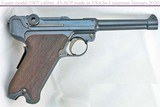 Luger .45 ACP model 1907 made is the United States of America by Lugerman - 1 of 6