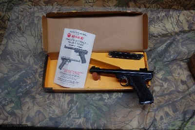 Ruger Mark 1 Target Pistol 22LR Bull Barrel