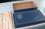 Factory 1981 Box from Smith & Wesson Model 41, and Generic New Blue Plastic Box - 4 of 10