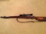 M1D Garand Springfield. Original Sniper Barrel. Choice of Scopes, Cheek Pieces, Flash Hider - 2 of 15