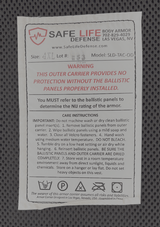 SafeLifeDefense Tactical Flexible Rifle Armor (FRAS) (#SLD-FRAS-TAC-OD-4XL) Vest 4XL - 3 of 3