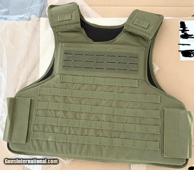 SafeLifeDefense Tactical Flexible Rifle Armor (FRAS) (#SLD-FRAS-TAC-OD-4XL) Vest 4XL