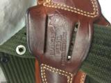 Bianchi Leather Holster 5BHL Belt Included - 4 of 4
