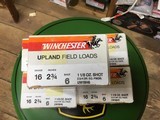 Winchester Upland Field Loads 16ga 2.75” 1 1/8 oz. 6 Shot Shells 5x25rd boxes 125 rds. - 4 of 6