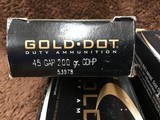 Gold Dot 45 GAP 200gr. GDHP Ammo 4x50rd Boxes 200RDS - 2 of 7