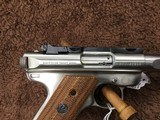 RUGER MKIITARGET COMPETIONSTAINLESS SLAB SIDEMINT CONDITON - 7 of 12