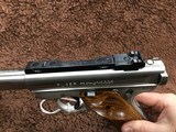 RUGER MKIITARGET COMPETIONSTAINLESS SLAB SIDEMINT CONDITON - 9 of 12