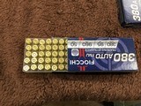 4
BOXES OF FIOCCHI 380
FMJ
200
ROUNDS - 2 of 4