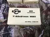 PPU 7.62x51mm M80 Ammo.
200rds - 2 of 6