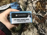 Federal 270 Win. Short Mag 130gr. Soft Point Ammo…..40 rds - 3 of 7