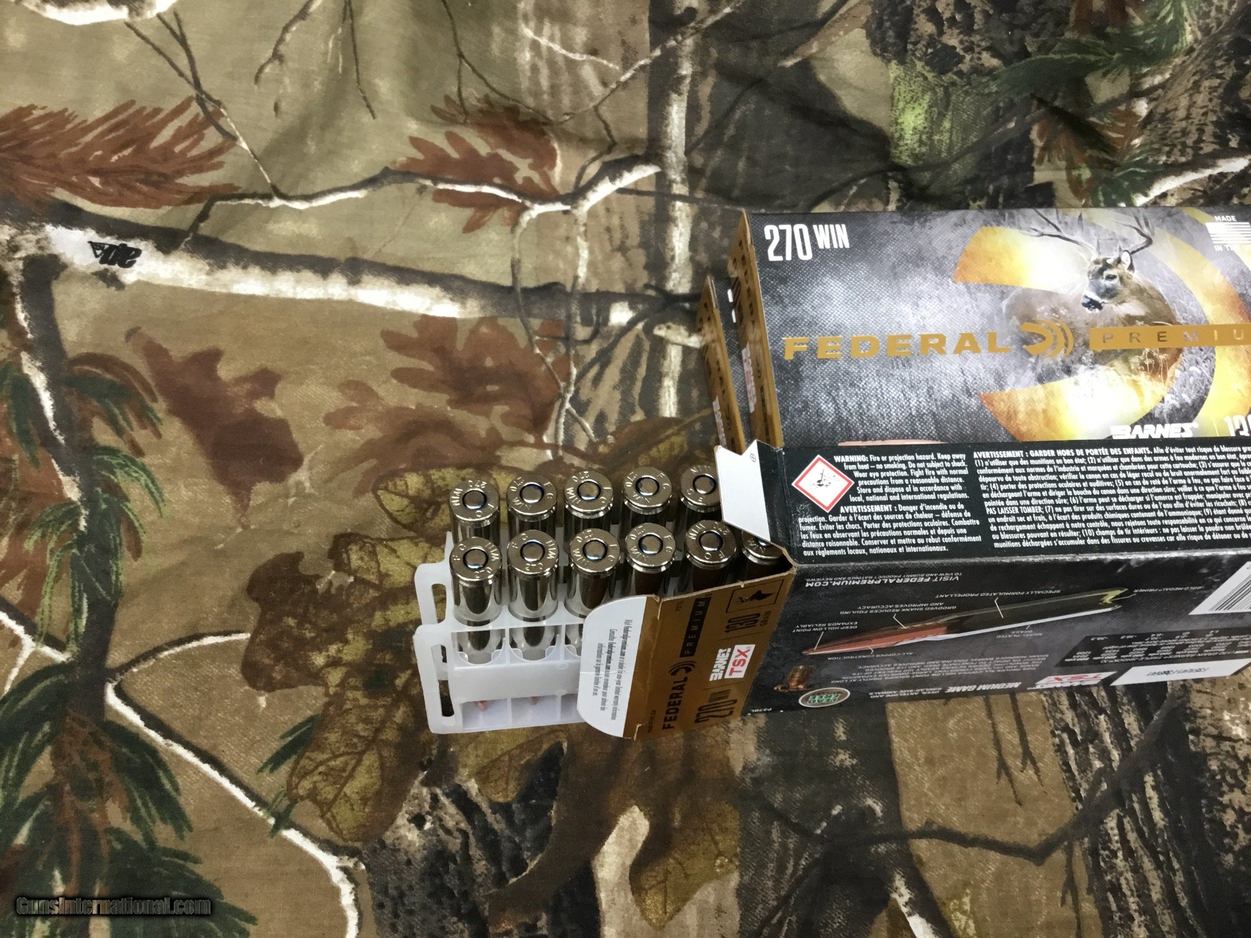 Federal Premium 270 Winchester 130gr Barnes Tsx Ammo 80 Rds