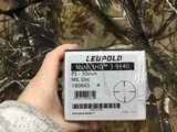 NIB Leupold Mark 3HD 3-9x40 P5- 30mm Scope…. MIL Dot….# 180665 - 1 of 4