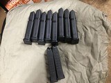 Glock 17 Gen 4 Factory OEM Mags……..10 mags… NEW AND USED - 1 of 2