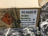 Rio 28ga 2.75” 3/4oz #7 Shot Shells…………..250 rounds - 8 of 8