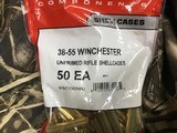 NEW Winchester 38-55 Winchester Unprimed Brass…..50 Rounds - 2 of 3