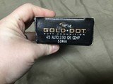 Speer Gold Dot .45 Auto 230gr. GDHP Ammo...............100 rounds - 2 of 4