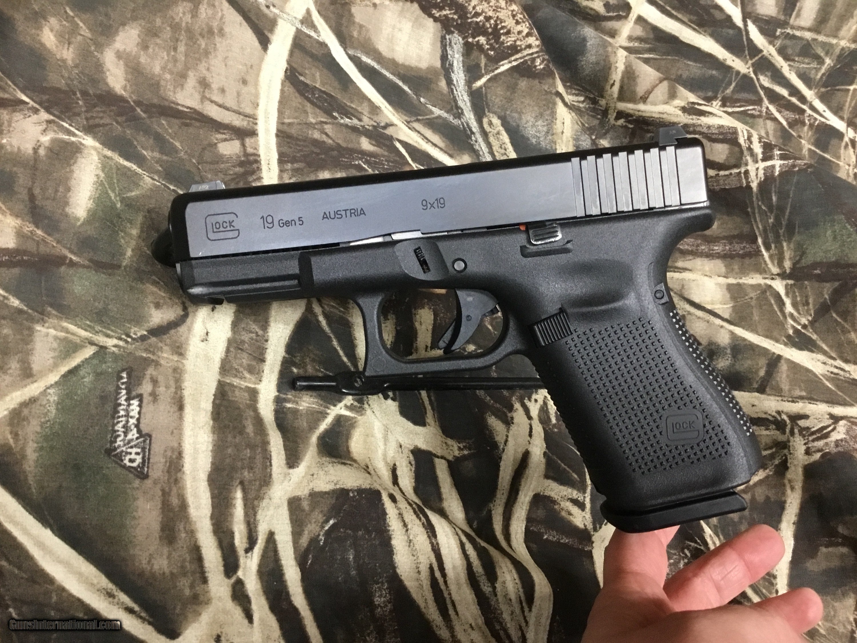 PD Trade, Glock 19 Gen5, MOS, 9mm, Night Sights