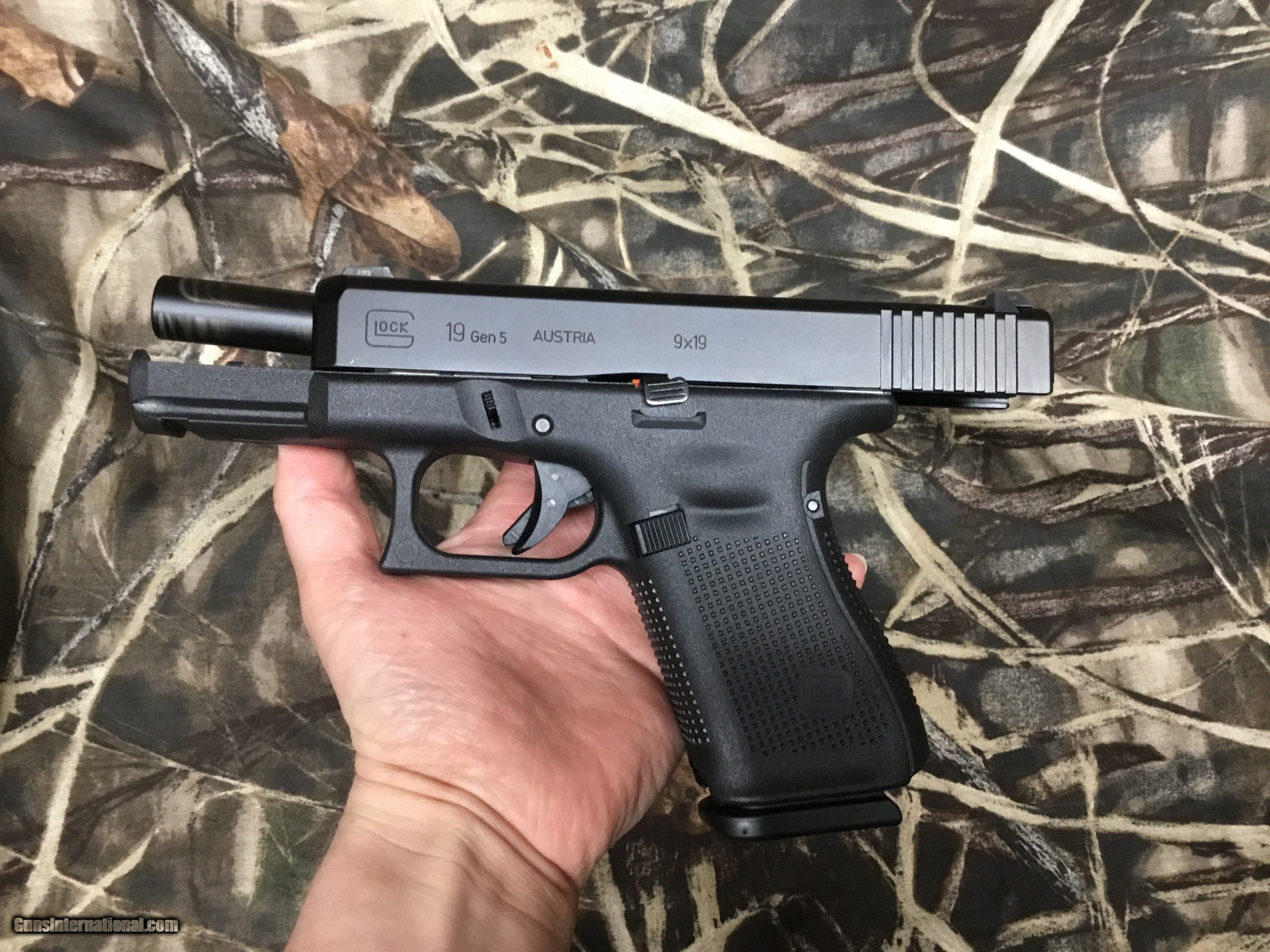 PD Trade, Glock 19 Gen5, MOS, 9mm, Night Sights