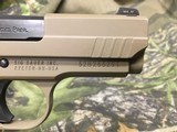 NICE SIG P938 SCORPION FDE 9MM PISTOL - 7 of 8