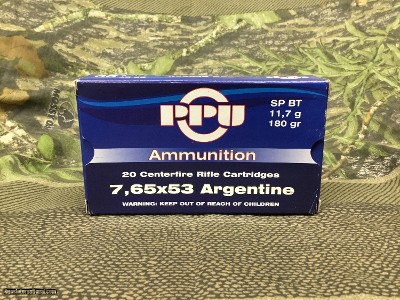 PPU 7.65x53 Argentine SP BT 180gr..................100 rounds - Image 2 of 4
