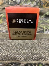 Federal Premium Match Large Pistol  NO. GM150M 1000 PRIMERS - 2 of 6