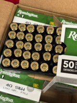 Remington 40 S&W 180 GR FMJ.........................500 rounds - 4 of 6