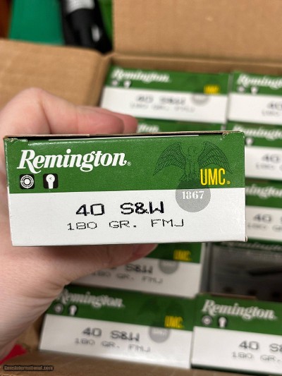 Remington 40 S&W 180 GR FMJ.........................500 rounds - Image 3 of 6