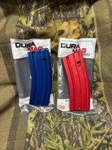 Set 10 Duramag AR15 .223/5.56 30 Round Red & Blue Aluminum Magazines  - 4 of 7