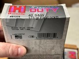 Hornady Critical Duty 40 S&W 175 GR FlexLock  #91375 500 Rounds  - 5 of 8