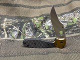 NICE  Spyderco Schempp Bowie Pin  C190CFP Knife  - 2 of 18