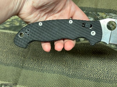 NICE  Spyderco Manix C95GP2 Knife - Image 9 of 18