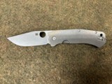 NICE Spyderco Slysz Bowie Folder Pin Knife C186TIP - 2 of 11