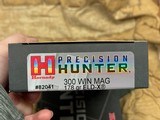 Hornady Precision Hunter 300 Win Mag 178 Gr ELD-X Ammo #82041.............40 rounds - 3 of 6