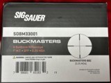 NEW Sig Sauer Buckmaster 3-9x40mm 1