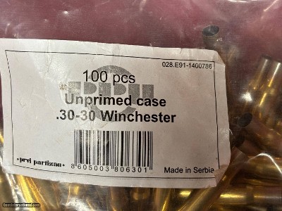 PPU .30-30 Winchester Unprimed Brass.......155 rounds - Image 2 of 5