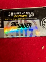 Corbon 38 Super +P 115 gr & Sig Sauer 38 Super +P 125 gr Ammo......200 rds - 5 of 6