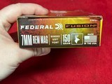 Federal Fusion 7mm Rem Mag 150 Gr Bonded Soft Point Ammo.........60 rounds - 2 of 6