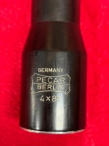 Vintage PECAR Berlin  4X 81  Rifle Scope German 1