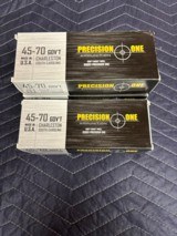 Precision One 45-70 Gov't 300 Gr. 2050 FPS
HP Ammo...100 RDS - 1 of 4