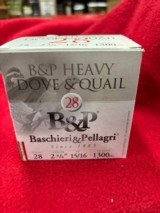 B&P Heavy Dove & Quail 28 Gauge 2.75